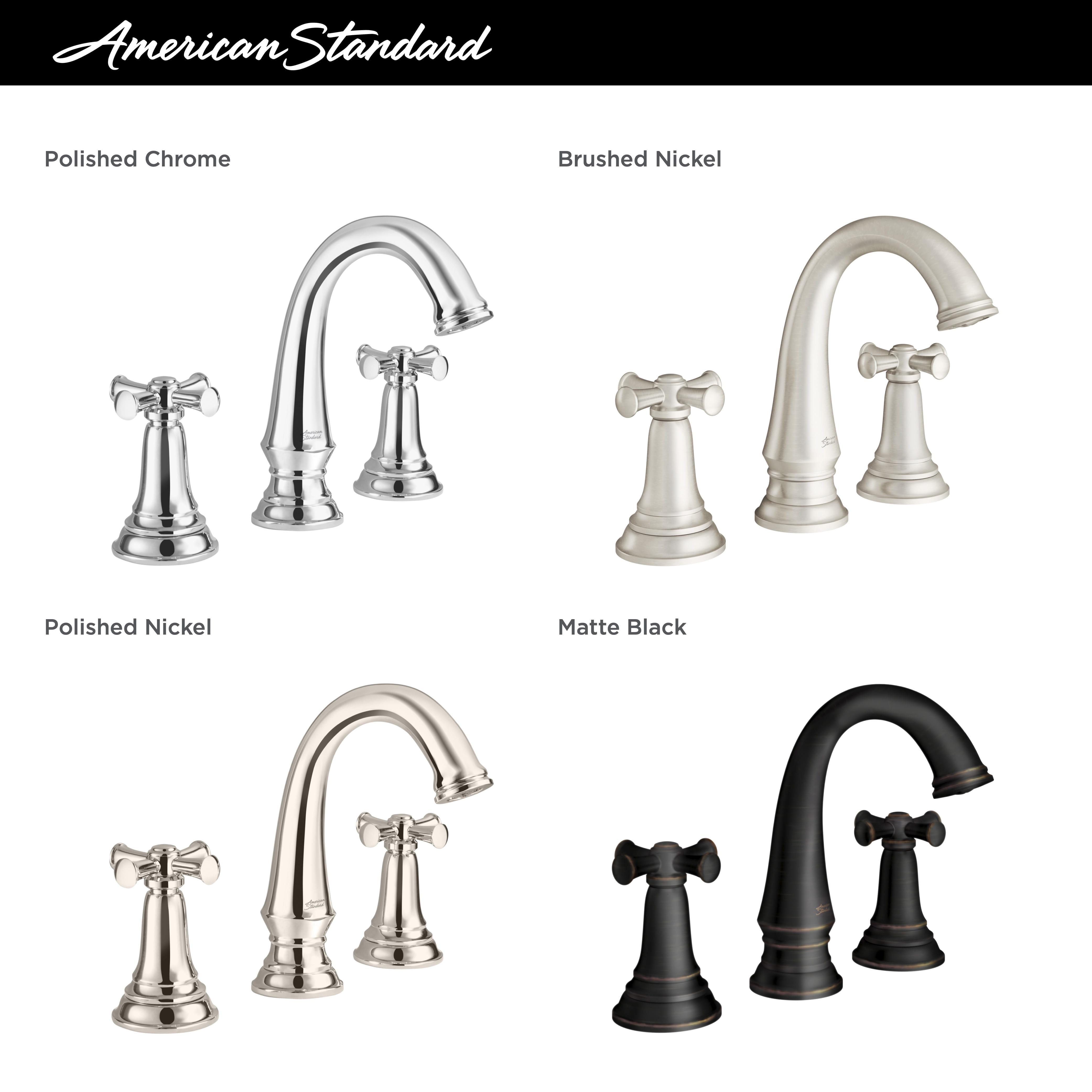 Delancey® 8-Inch Widespread 2-Handle Bathroom Faucet 1.2 gpm/4.5 L/min With Cross Handles